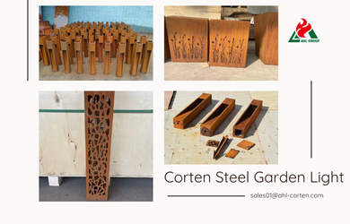 Corten Steel Outdoor Lighting